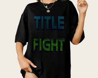 Camiseta unisex de Title Fight - Sudadera con estampado de banda de rock - Merchandising de música indie - Regalo para fans de Title Fight
