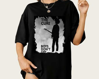 The Cure Cat Tee, 90s Alt Indie Rock, Unisex shirt, Music Gifts, Cat Lover gifts, the cure fan gifts, band tee, the cure graphic tee
