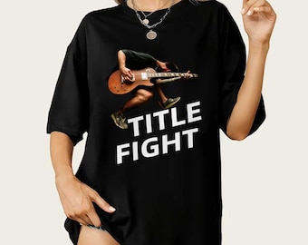 Camiseta unisex de Title Fight - Camiseta con gráfico de banda de rock - Merchandising de música indie - Regalo para fans de Title Fight