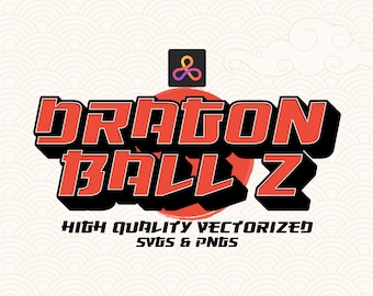 Dragon Ball Z SVG PNG Bundle: 130 Anime Character Designs (Digital Files)