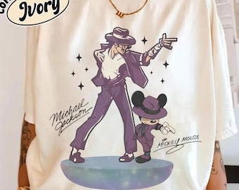 Michael Jackson Mickey Mouse Dance Tee, Retro Comfort Colors Shirt