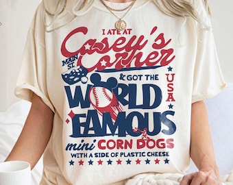 Savor classic American flavor at Casey’s Corner — world-famous mini corn dogs with iconic plastic cheese, all wrapped in that Disney magic
