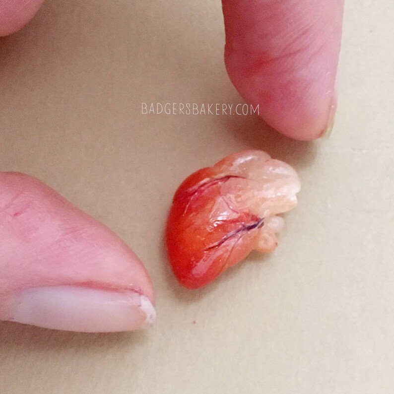 Miniature HEART Halloween Doll Prop Creepy BJD Accessories Etsy