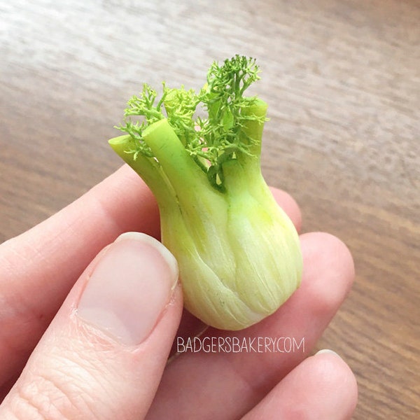 FENCHEL Miniatur, Futter für Puppen und Puppenstuben in 1/4, 1/6, 1/12, Gemüseprop