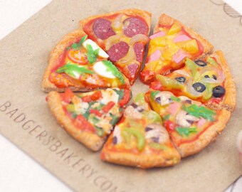 MICOTヴィンテージ陶器Pizza PEPPERONI6枚セット pizza-pocket-combined-