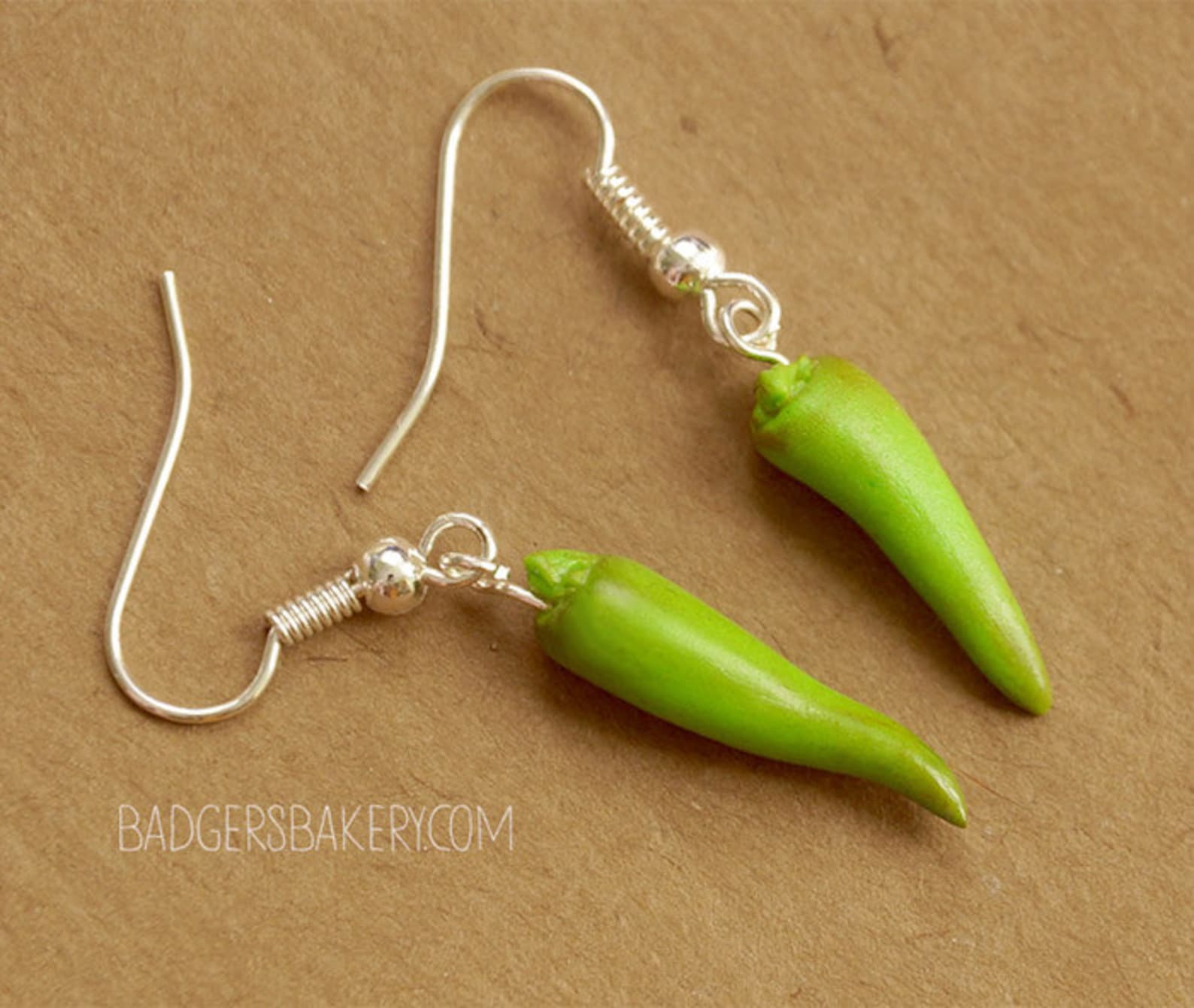 CHILI PEPPER Earrings Red or Green Spicy Hot Food Jewelry Etsy