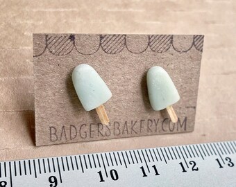 Blue Ice Pop earrings