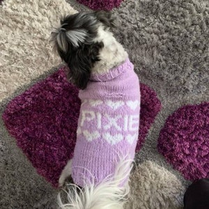 Custom Made to measure Dog jumper, sweater, you choose design. ANYTHING!!