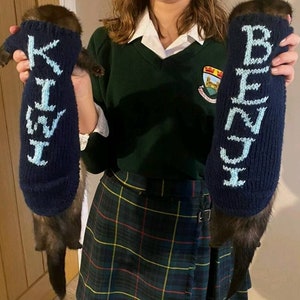 Custom Personalised Ferret, pole cat sweater. Made to measure. Hand knitted.