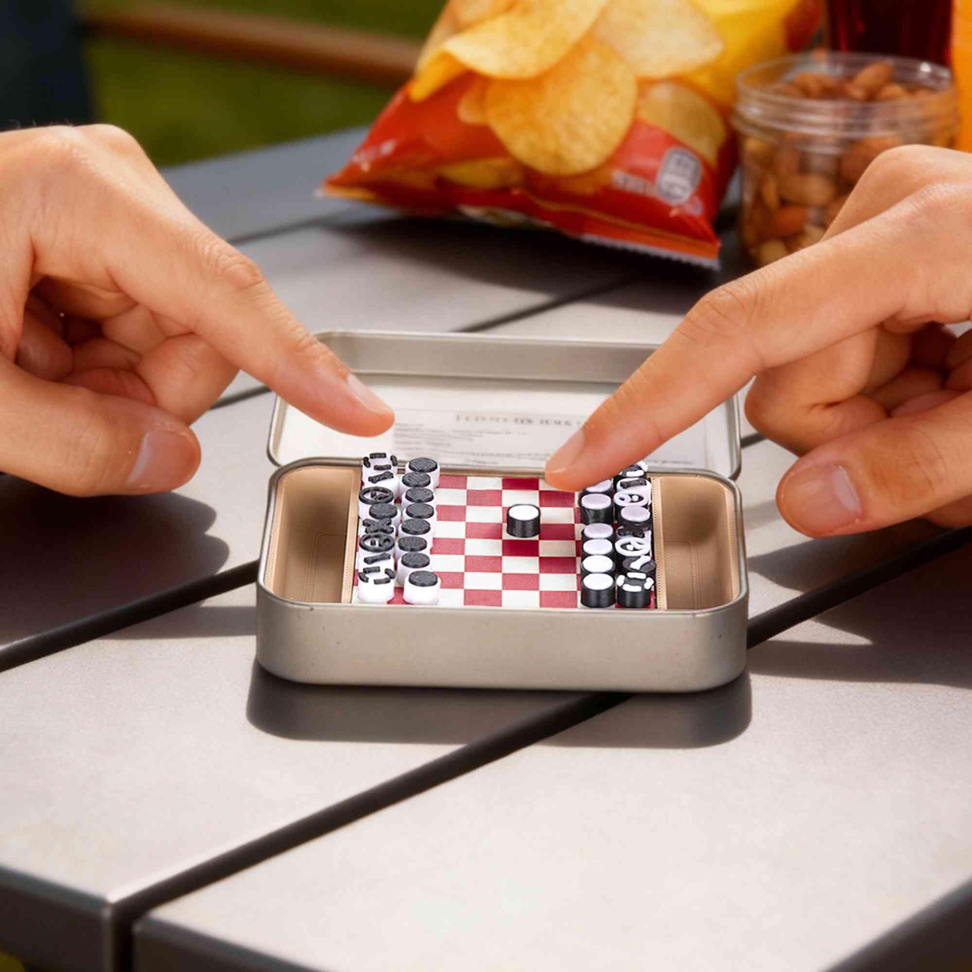 Personalized Altoids Tin Magnetic Mini Travel Chess Board Set Custom ...