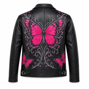 Leather Butterfly Jacket - Etsy