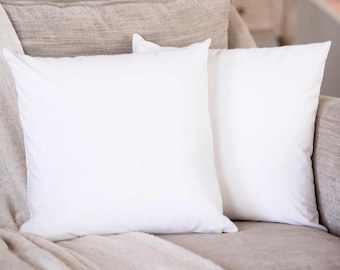 White Velvet Throw Pillow Covers