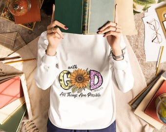 Inspirational Crewneck Sweatshirt, Motivational Gift, Faith-Based Apparel, Cozy Christian Sweater, Jesus Today, Unisex Fashion
