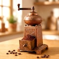 Antique Style Coffee & Spice Grinder | Manual Hand Crank Mill