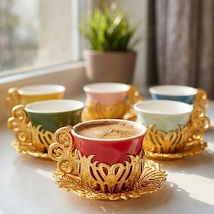 black & white coffee cups Black Flat White Cup (6oz) | Barista Style Coffee At Home