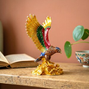 Swarovski Crystal Figurines Eagle - Etsy