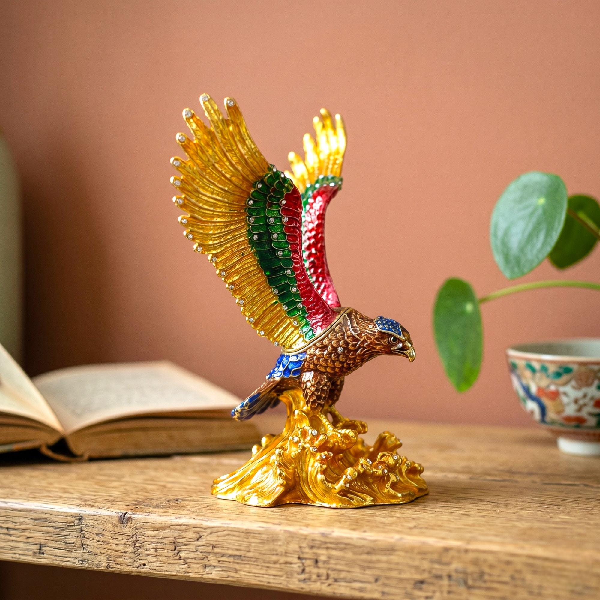 Swarovski Crystal Figurines Eagle - Etsy