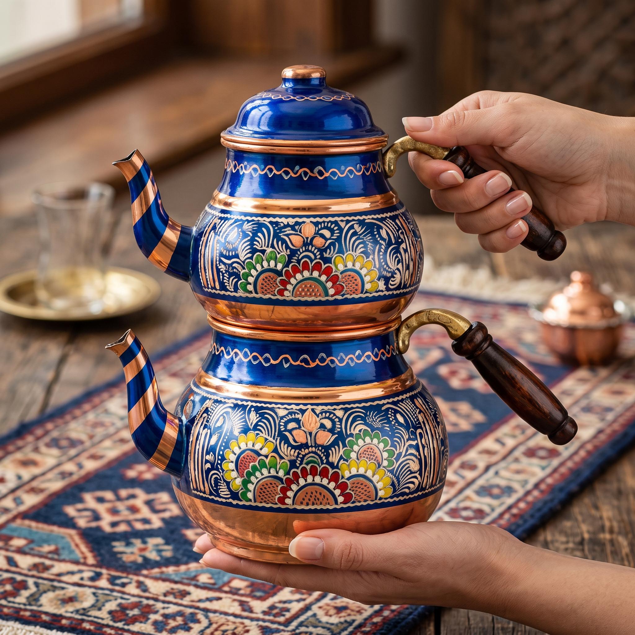 Antique Turkish Tea Pot - Etsy