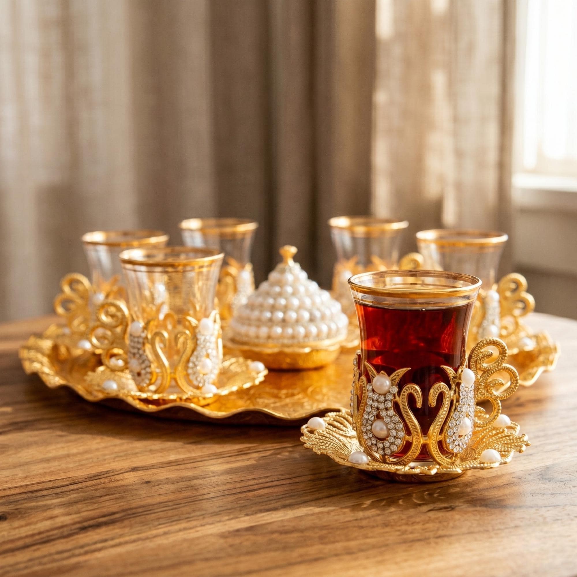 Swarovski Tea Set - Etsy