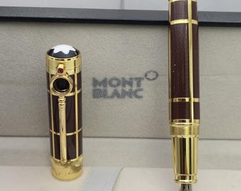 Luxury Smooth Montblanc Writers Edition Arthur Conan Doyle Limited Edition Fountain Pen (Empty INK)