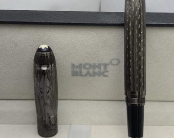 Luxury Smooth Montblanc Writers Edition Daniel Defoe Limited Edition Fountain Pen (Empty INK)