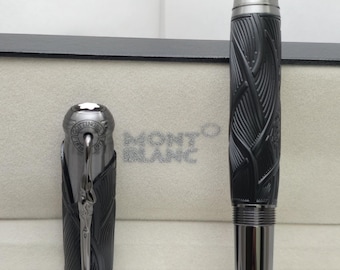 Luxury Smooth Montblanc Writers Edition Brothers Grimm Limited Edition Ballpoint Pen (Blue INK)