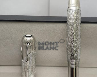 Luxury Smooth Montblanc Writers Edition Brothers Grimm Limited Edition Ballpoint Pen (Blue INK)