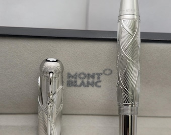 Luxury Smooth Montblanc Writers Edition Brothers Grimm Limited Edition Ballpoint Pen (Blue INK)