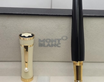 Luxury Smooth Montblanc Muses Line Greta Garbo Limited Edition Fountain Pen (Empty INK)