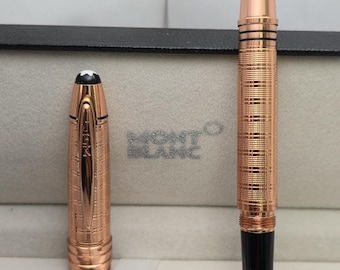 Luxury Smooth Montblanc Great Characters John F. Kennedy Limited Edition Fountain Pen (Empty INK)