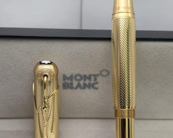 Luxury Smooth Montblanc Writers Edition Brothers Grimm Limited Edition Ballpoint Pen (Blue INK)