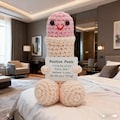 Funny Crochet Penis-Funny Gag Mature Gift-Crochet Penis Amigurumi-Gift for Boyfriend/Husband-Anniversary Gift,penis