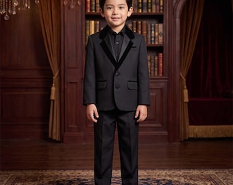 Boys 3Piece Formal Suit Set Kids Blazer Wedding Page Boy Graduation