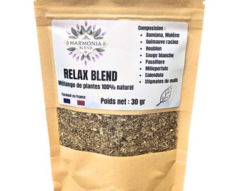 Mélange de plantes naturelles sans nicotine | Effet relaxant & apaisant | Alternative au Tabac | Relax