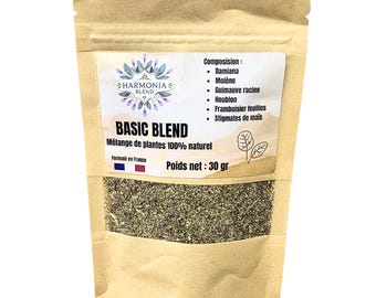 Mezcla de hierbas naturales sin nicotina | Sabor neutro y suave | Alternativa al tabaco | Mezcla básica