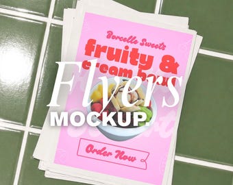 Flyer Mockup Canva Editable A4 Flyer Mockup Poster Mockup Printable Flyer Mockup Menu Mockup Marketing Mockup High Resolution JPG