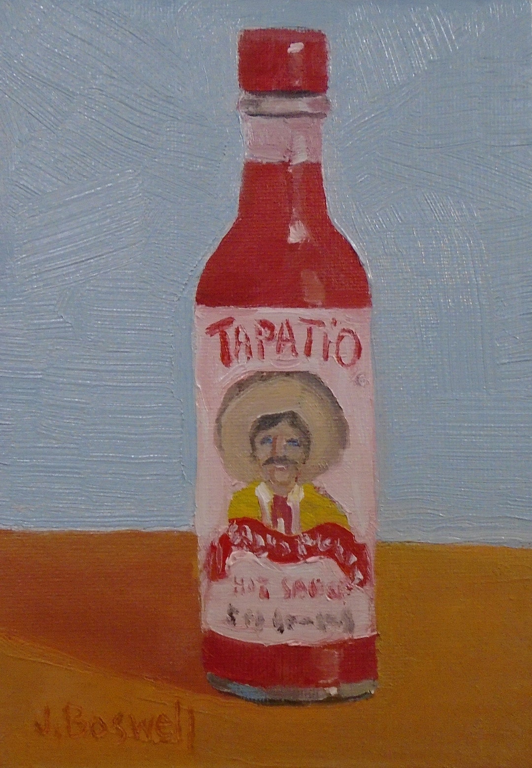 Jennifer Boswell Original Hot Sauce Painting Original Oil Etsy