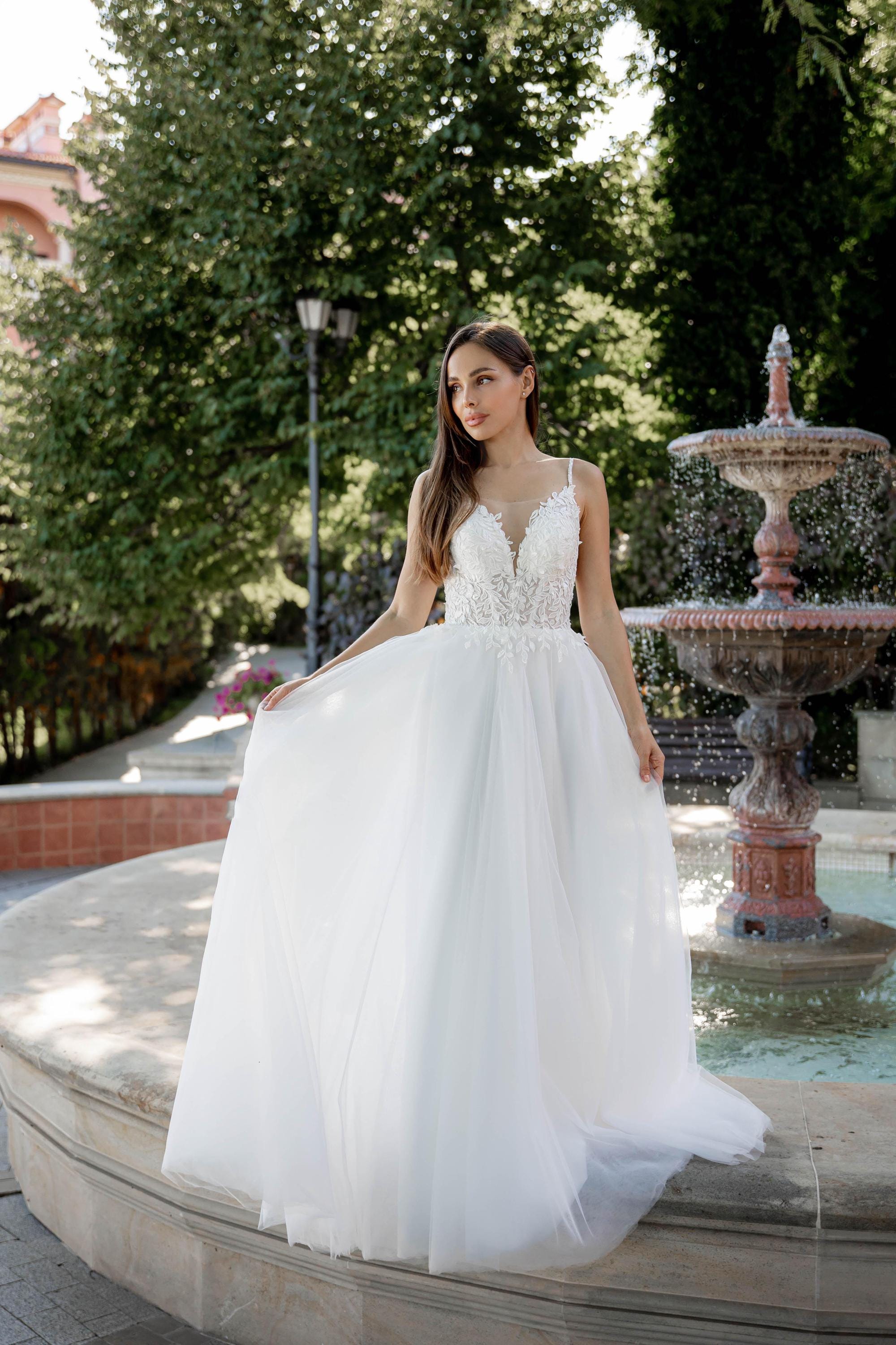 Buy A Line Bridal Gown Online In India India