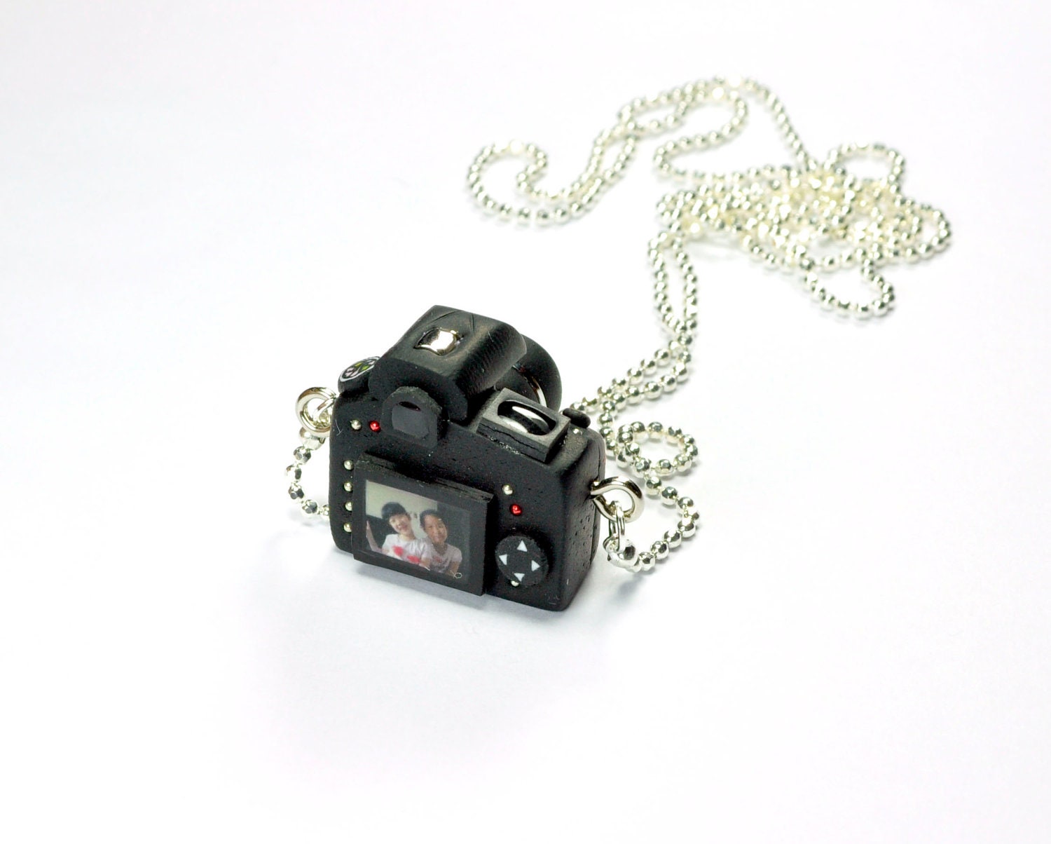 Personalized Necklace Nikon D7000 Camera Miniature 