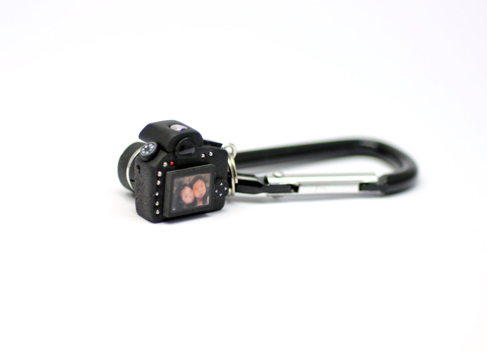 Personalized carabiner Nikon D300 Camera miniature / Etsy