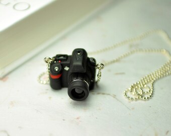 Nikon D90 DSLR Camera miniature necklace