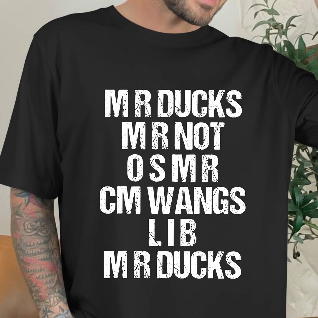 M R Ducks Riddle Picture M R Ducks Funny Saying PNG, Southern Humor Phonetic Joke T-shirt Design ...