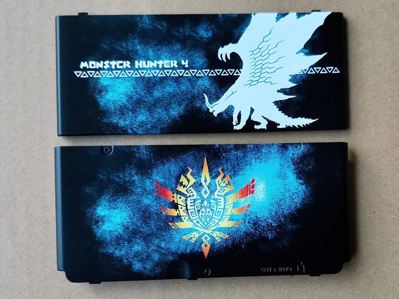 DIY Monster Hunter New 3ds Replacement Case, Unique Ndsi Ndsi Shells ...
