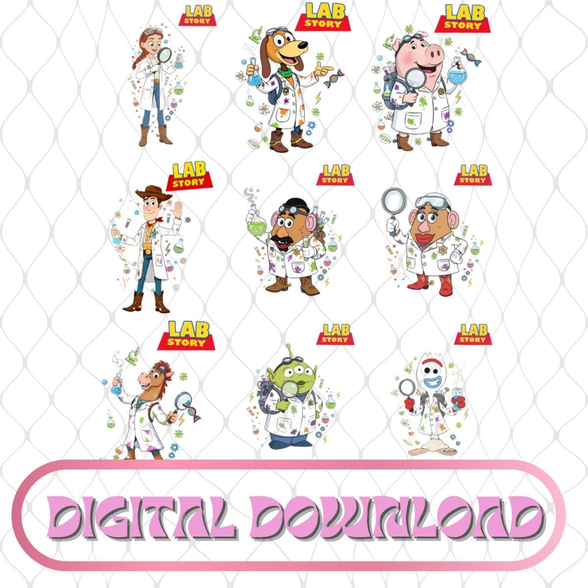 Disneyland Toy Story Lab Week 2026 Png, Customize All Characters Lab ...