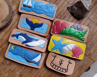 Leather Hair Clip, Hair Barrette, Leather Barrette, Hair Accessory for Women