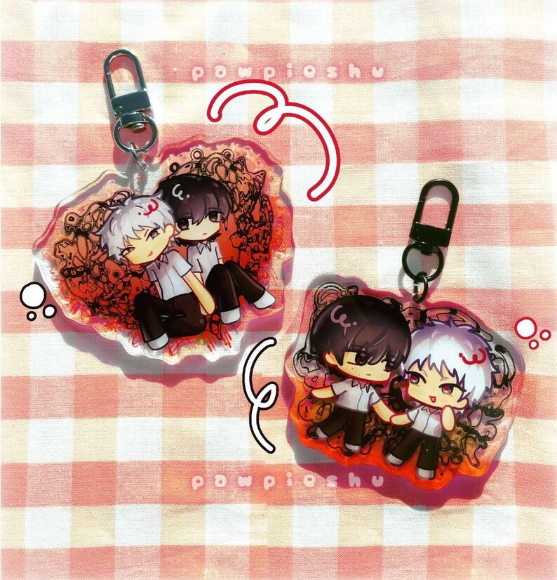 Acrylic Anime Keychain Charm [ Horror BL] - Etsy