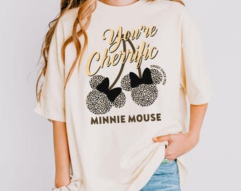 Minnie Mouse Cherry Shirt, Cute Disney Cherry Tee, You're Cherry Sweet Shirt, Disney Graphic Tee, Gift For Her, Cute Aesthetic Shirt