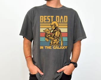 Best Dad In The Galaxy Shirt, Space Dad Shirt, Sci Fi Dad Tee, Fathers Day Gift, Retro Vintage Dad Shirt, Funny Dad Gift Idea