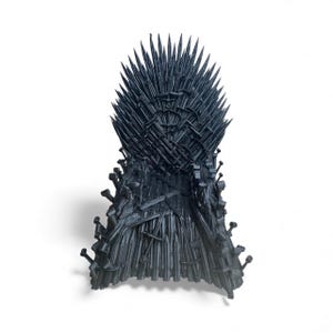 ゲーム・オブ・スローンズの鉄の玉座！フィラメントで鋳造！