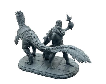 Figura de resina de Carl de Dungeon Crawler Carl, Princesa Donut, Mongo escala 1:24